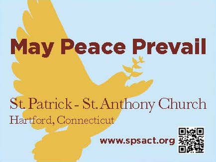 May Peace Prevail Yard Signs